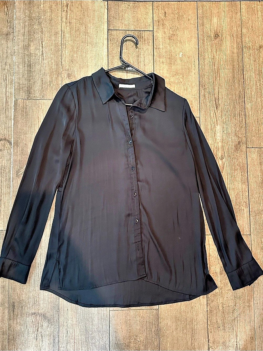 Becool Black Long Sleeve Blouse Size Small Like New